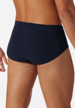 Sportslips 2er Pack mit Eingriff navy - Essentials Feinripp