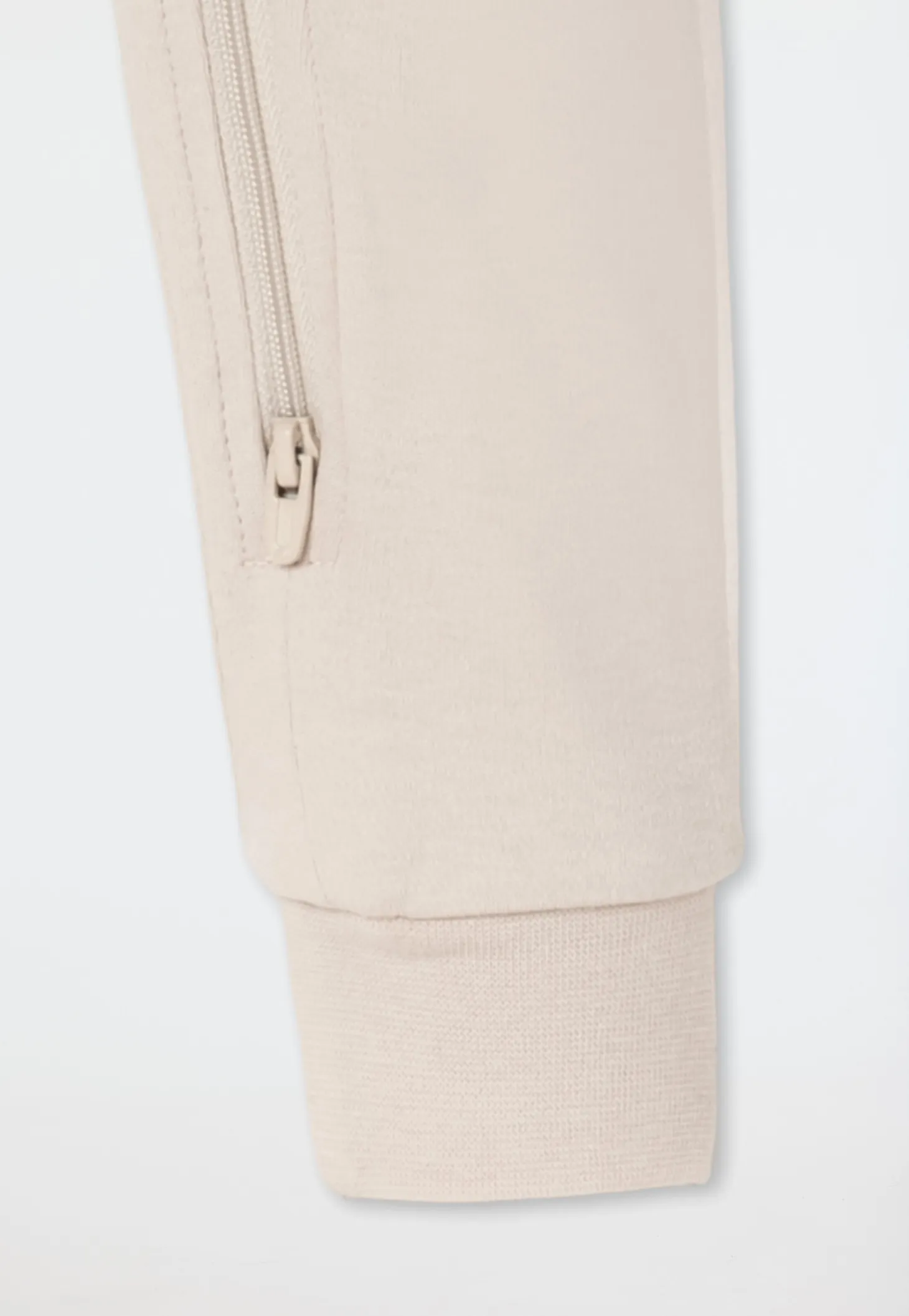 Strampler lang Teddybär beige-meliert - Baby