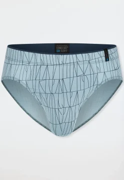 Supermini Modal gemustert eisblau - Long Life Soft