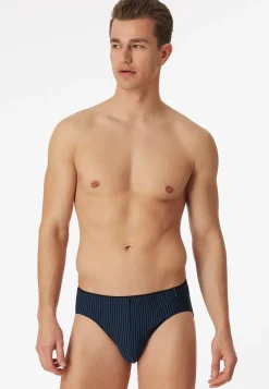 Supermini navy-schwarz gestreift - Long Life Soft