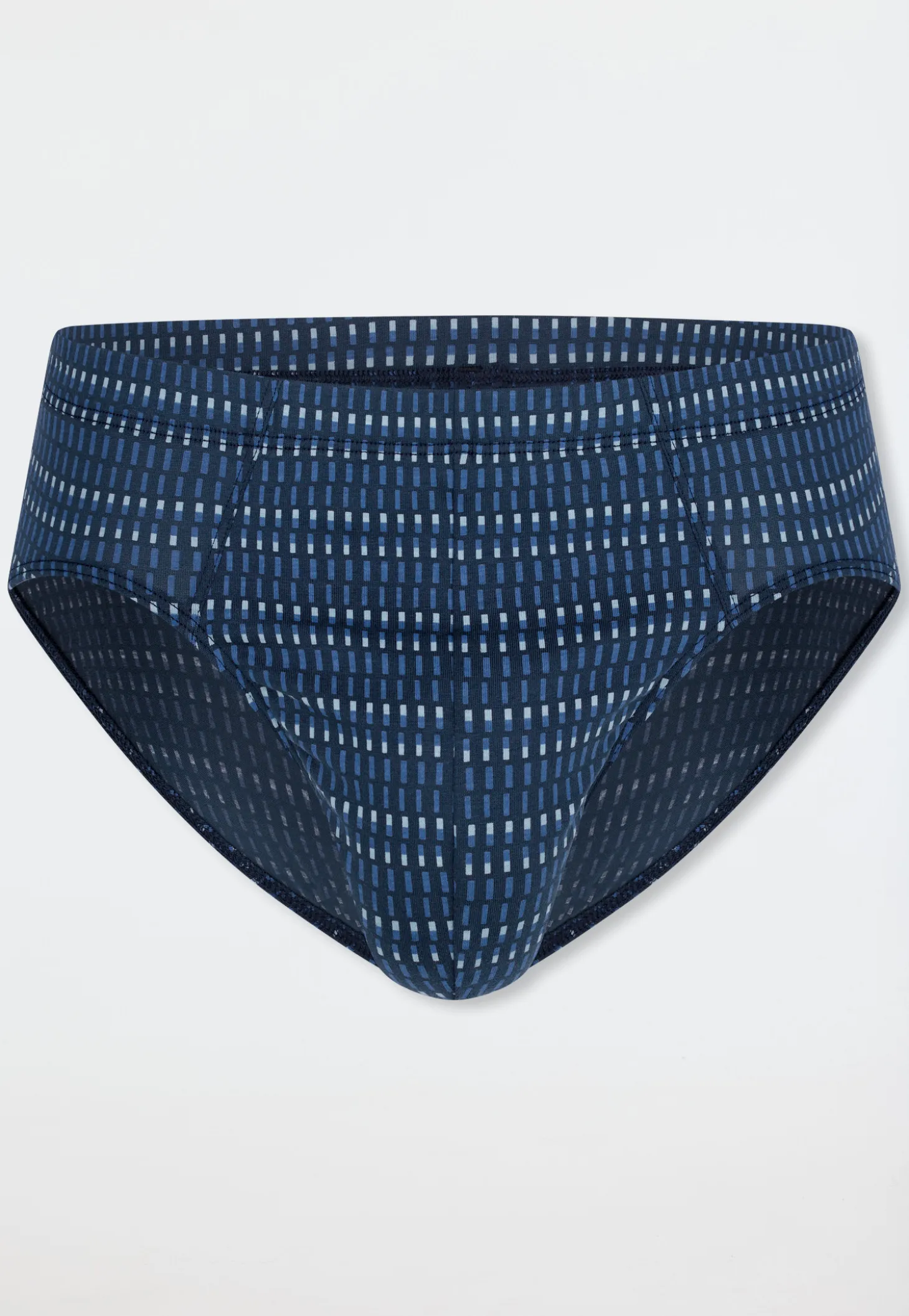 Supermini-Slip aqua gemustert - 95/5