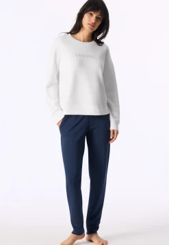 Sweatshirt Doubleface weiß - Mix+Relax