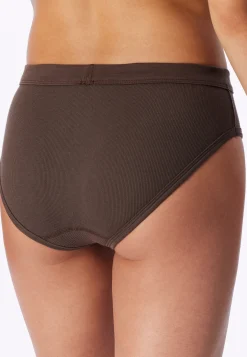 Tai-Slip Feinripp dunkelbraun - Revival Paula