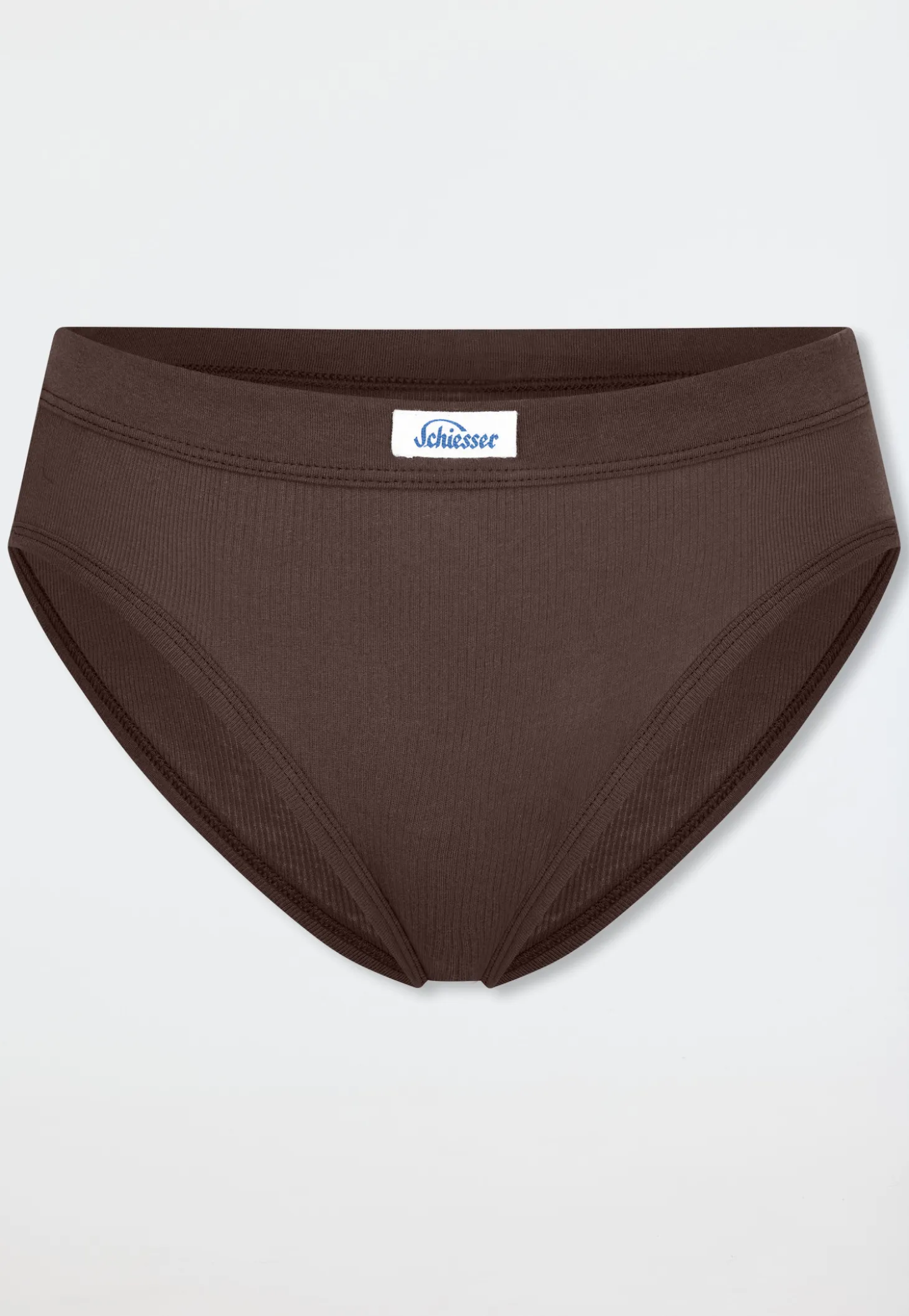 Tai-Slip Feinripp dunkelbraun - Revival Paula