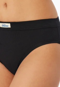 Tai-Slip Feinripp schwarz - Revival Paula