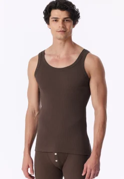 Tanktop dunkelbraun - Revival Friedrich