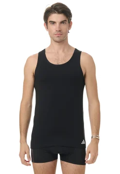 Tank Top 2er-Pack Schwarz - ADIDAS