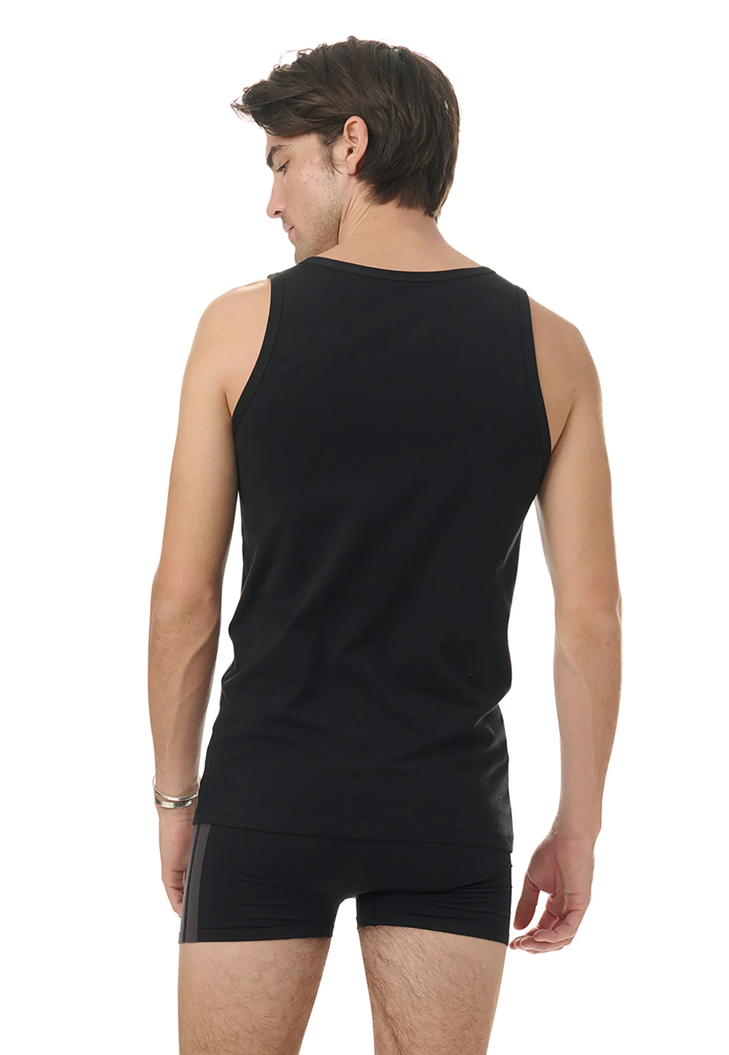 Tank Top 2er-Pack Schwarz - ADIDAS