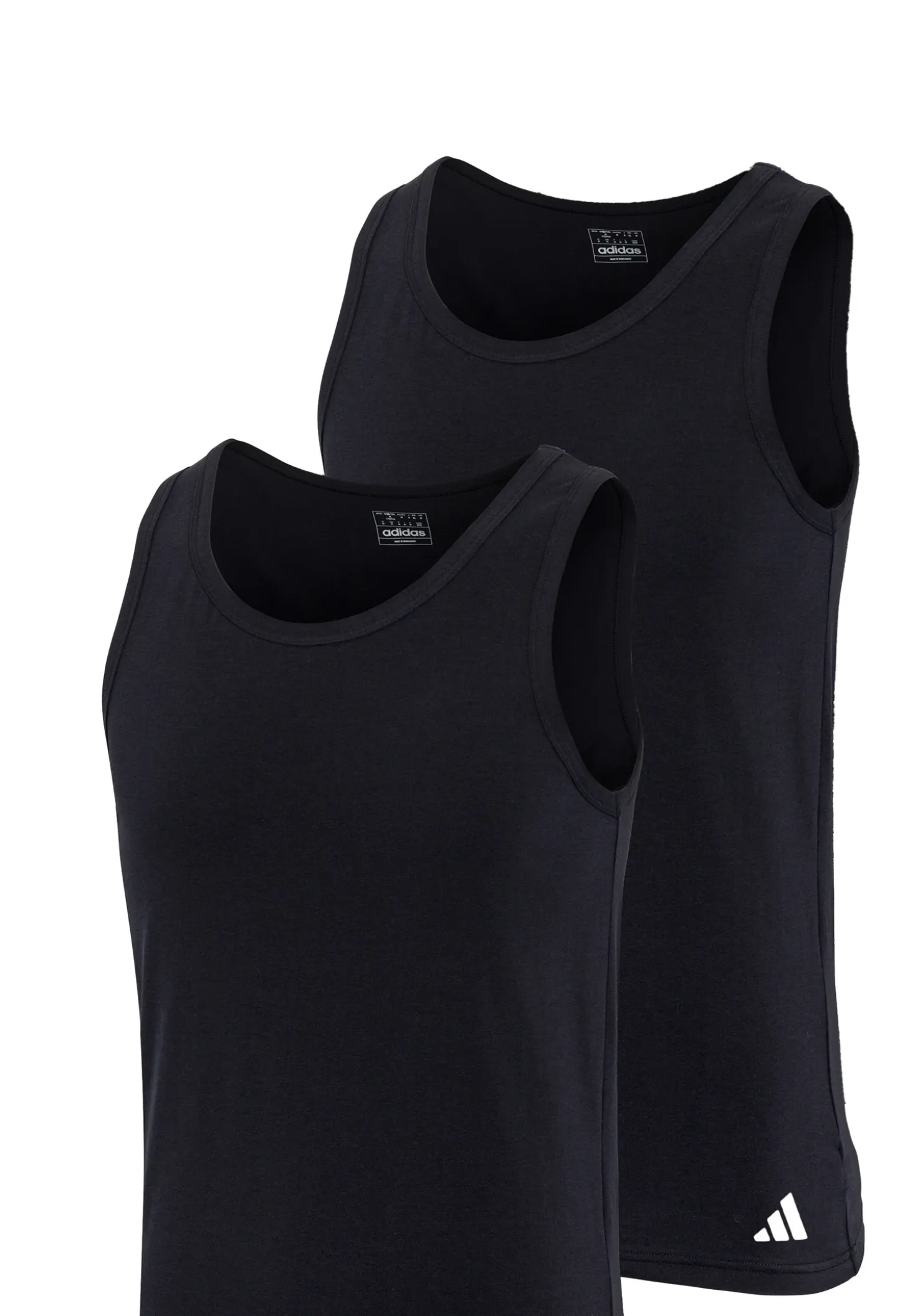 Tank Top 2er-Pack Schwarz - ADIDAS