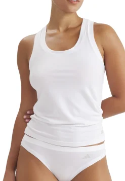Tank Top 2er-Pack Weiss - ADIDAS