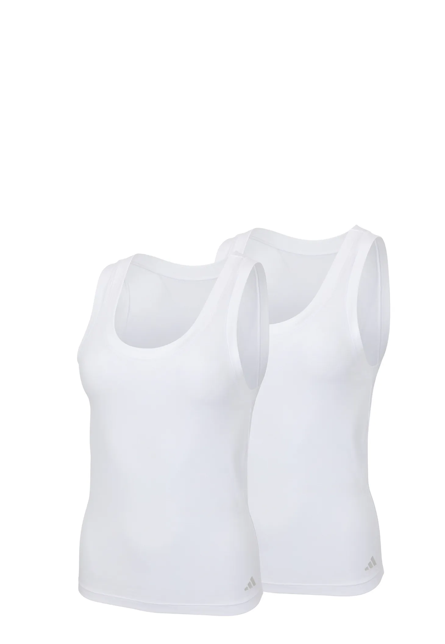 Tank Top 2er-Pack Weiss - ADIDAS