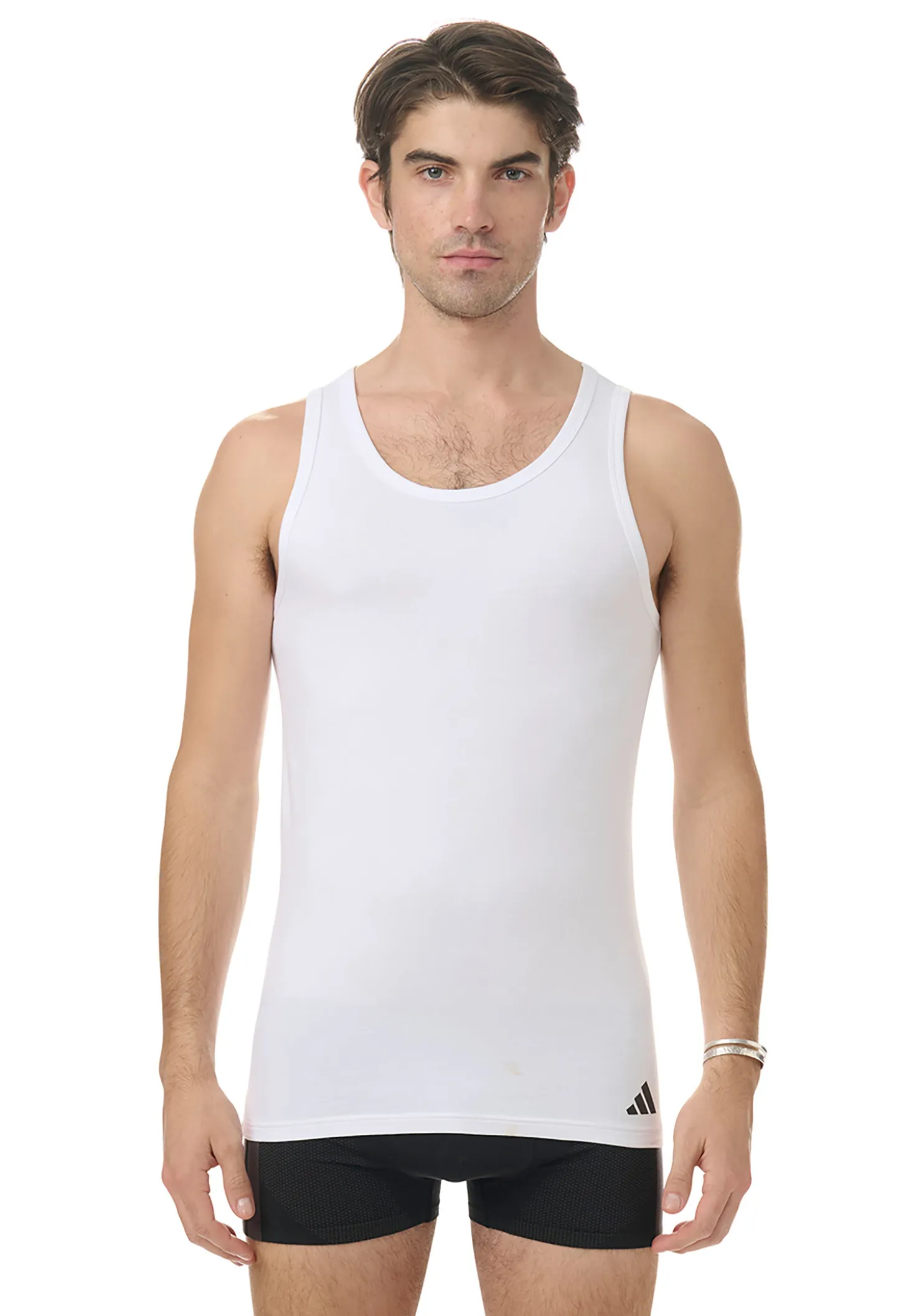 Tank Top 2er-Pack Weiss - ADIDAS