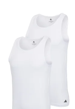 Tank Top 2er-Pack Weiss - ADIDAS