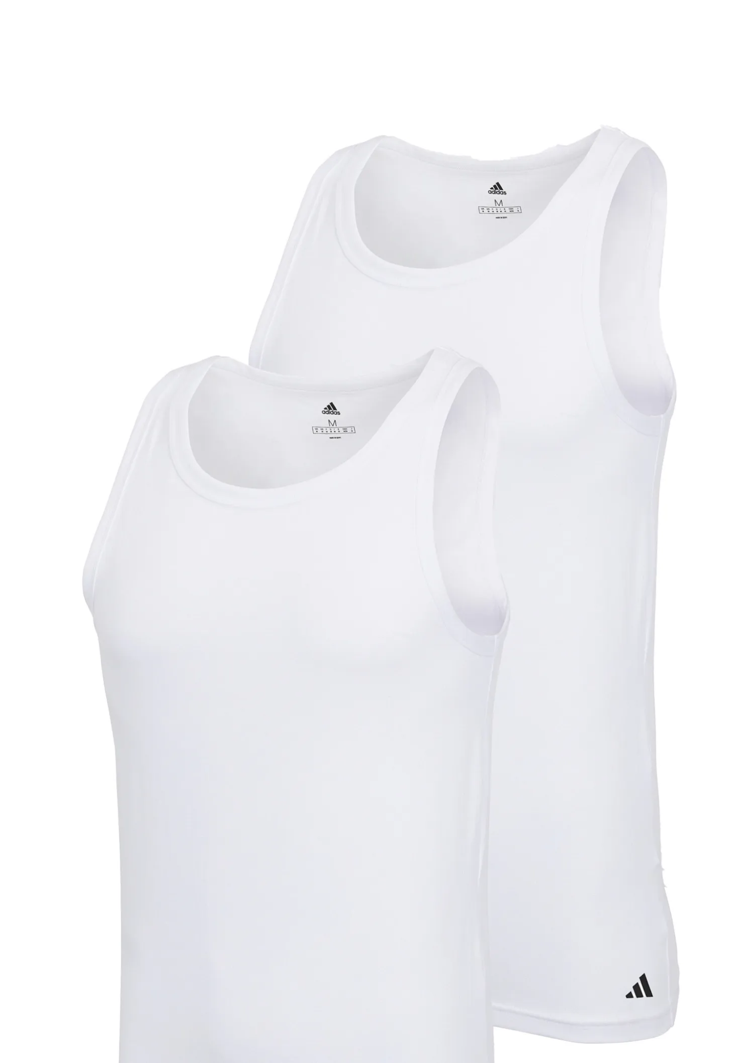 Tank Top 2er-Pack Weiss - ADIDAS