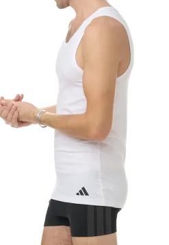 Tank Top 2er-Pack Weiss - ADIDAS