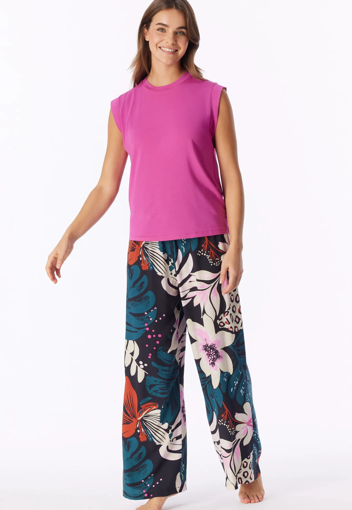 Tanktop fuchsia - Mix+Relax