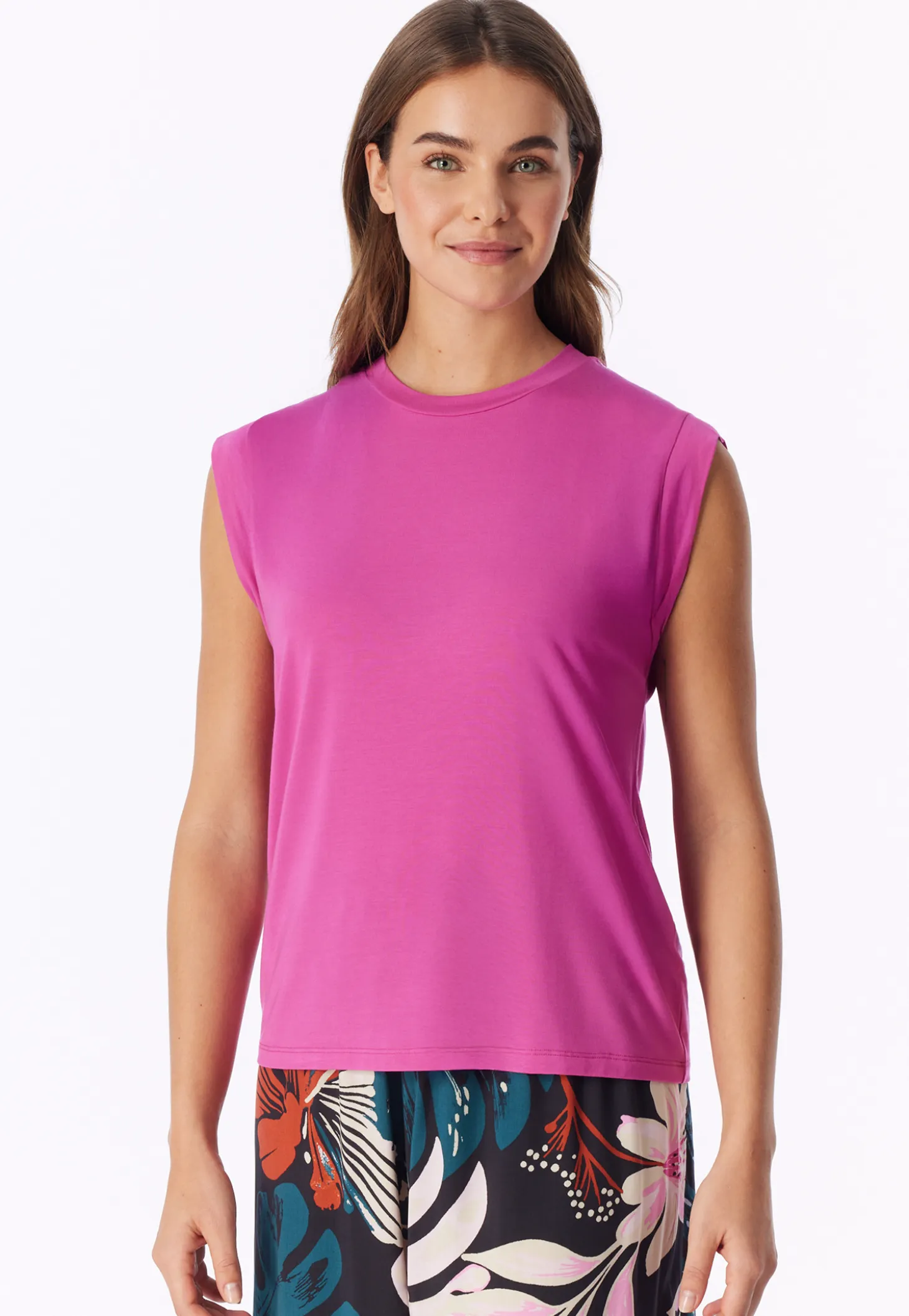Tanktop fuchsia - Mix+Relax