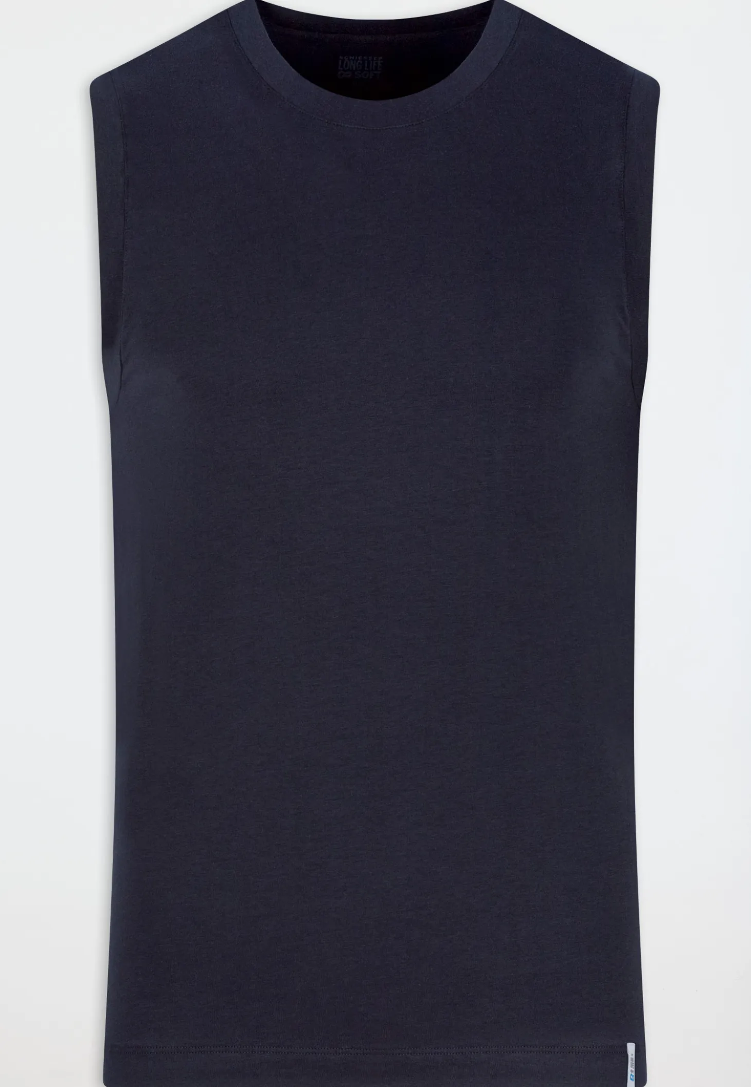 Tank Top modische Schnittform blauschwarz - Long Life Soft