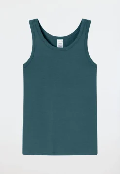 Tanktops 2er-Pack grün/ weiß - 95/5