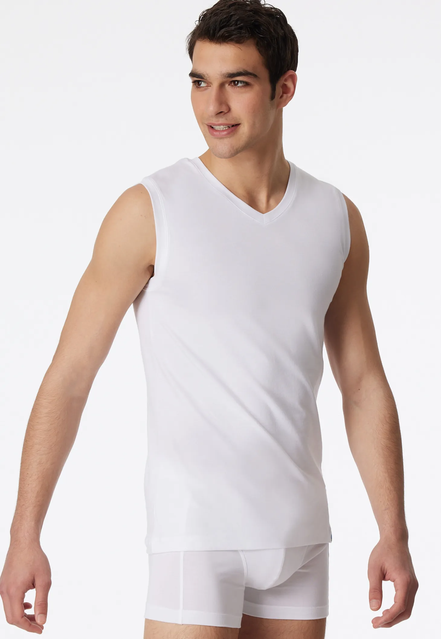 Tank Top weiß - Long Life Cotton