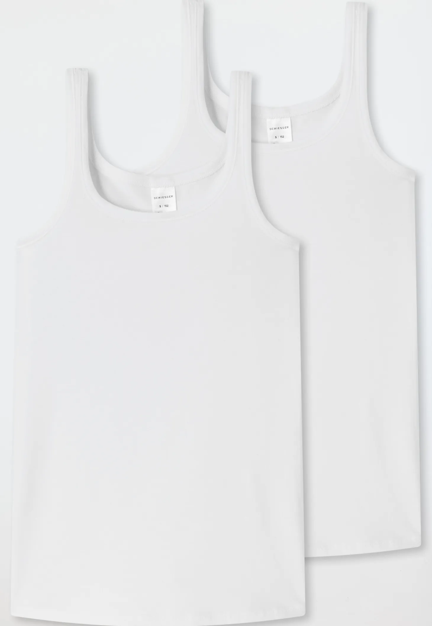 Tops 2er-Pack weiß - 95/5