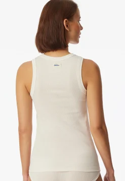 Trägertop Feinripp off-white - Revival Paula
