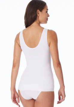 Trägertop Microfaser herausnehmbare Pads weiß - Invisible Soft