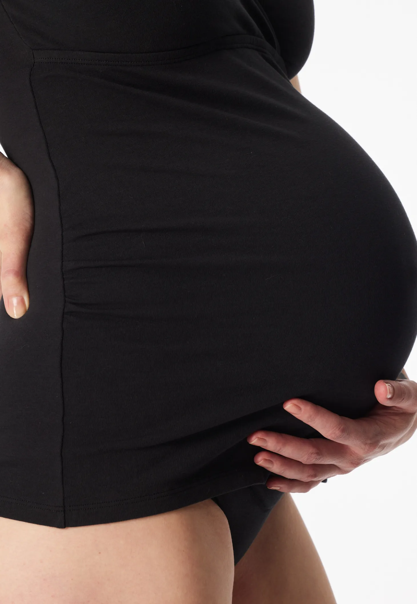Trägertop Schwangerschaftswäsche schwarz - Unique Maternity