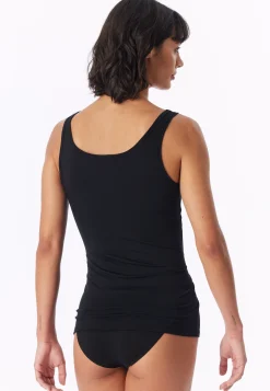 Trägertops 2er-Pack schwarz - Modal Essentials