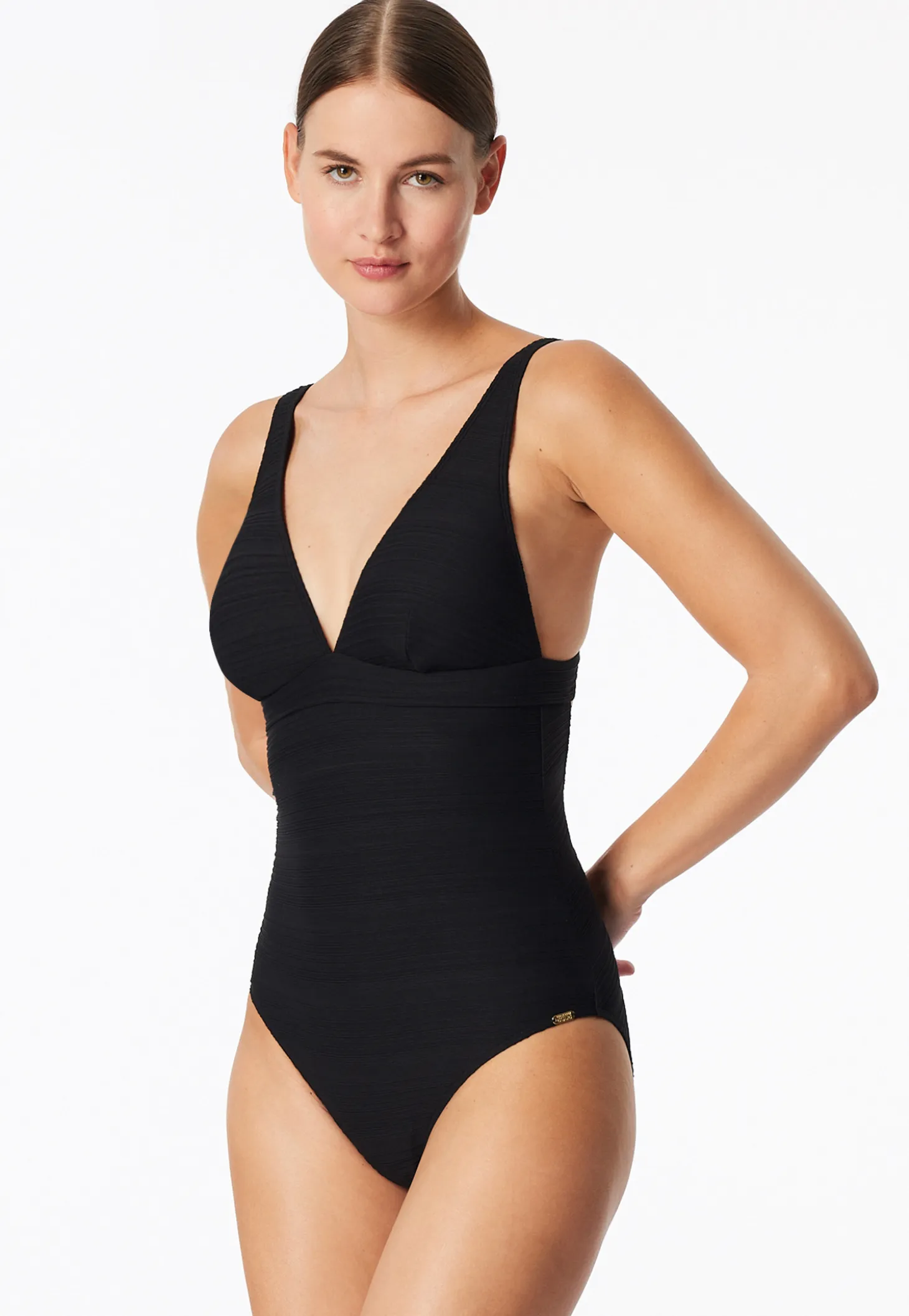 Triangel Badeanzug schwarz - Aqua