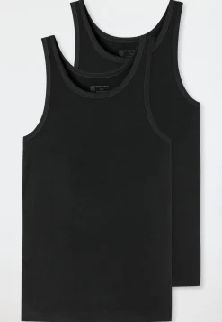 Unterhemden 2er-Pack schwarz – 95/5