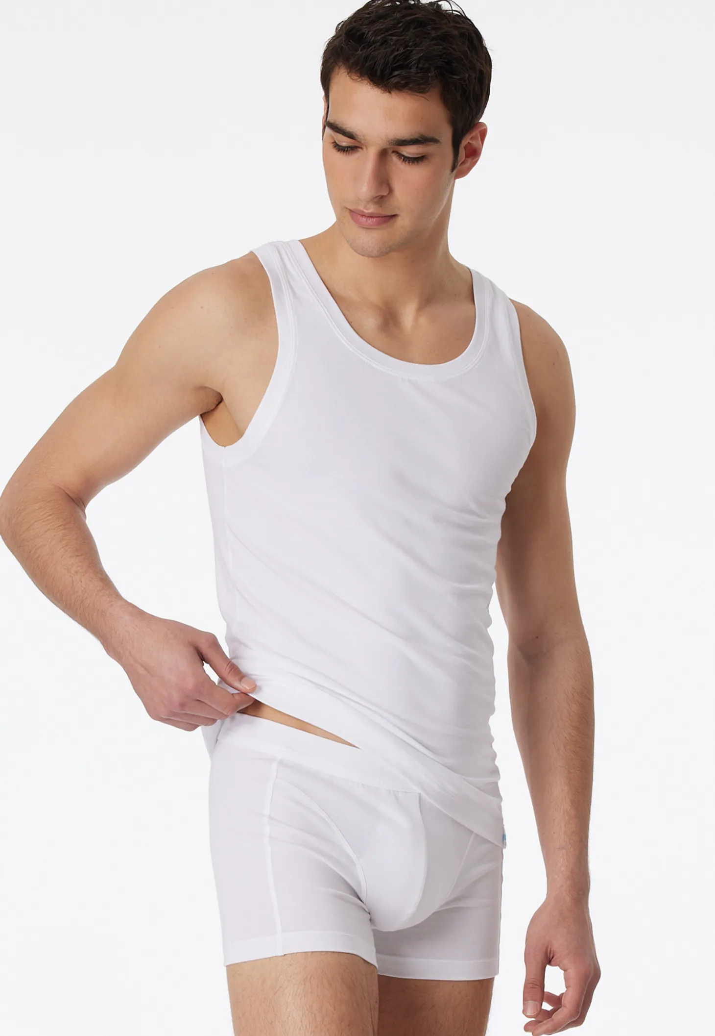 Unterhemd weiß - Long Life Cotton