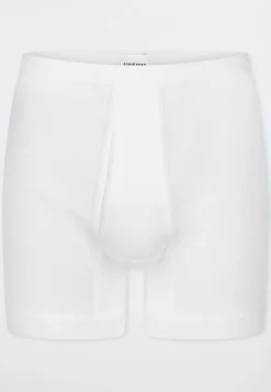 Unterhose kurz mit Eingriff Doppelripp weiß - Original Classics