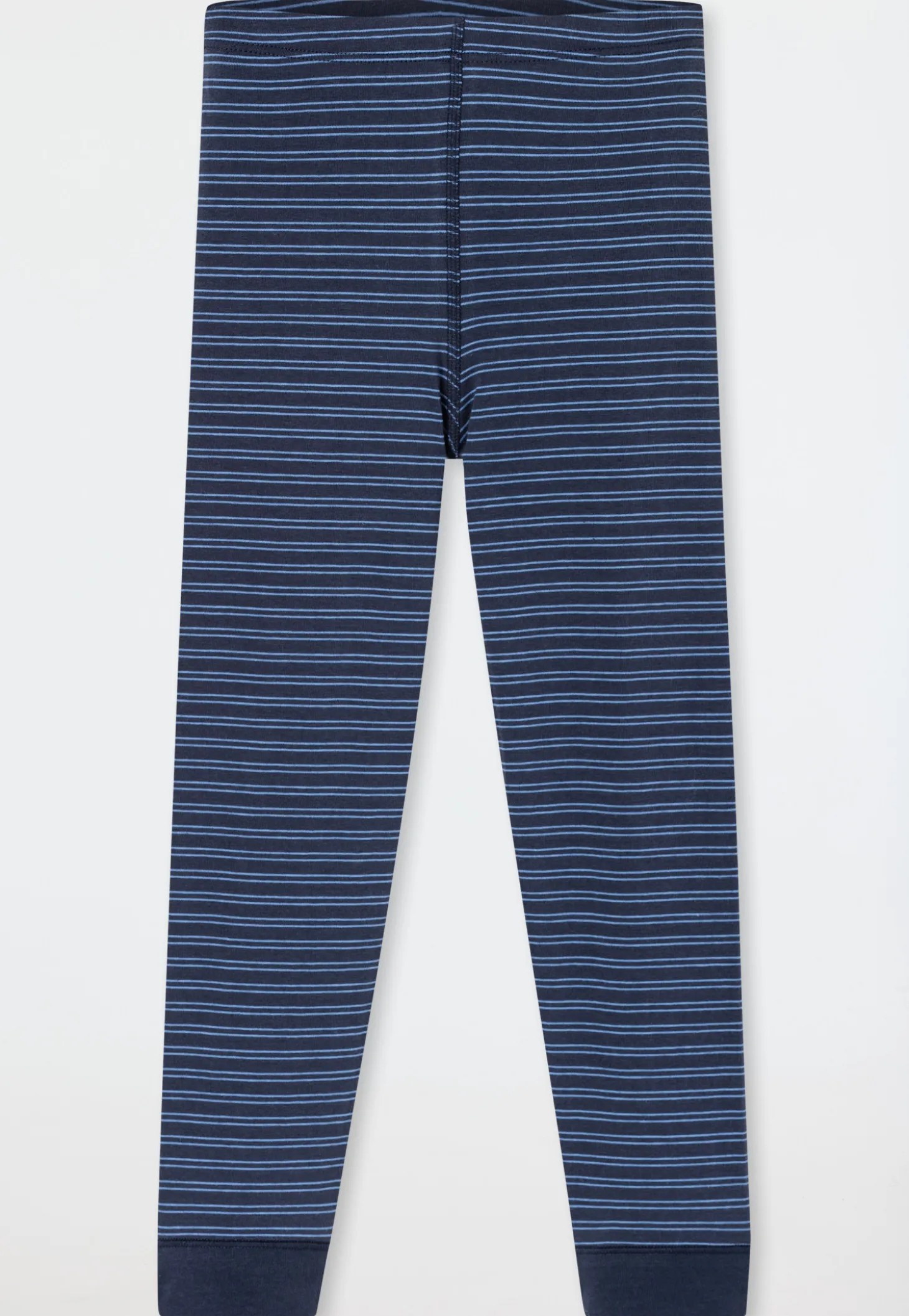 Unterhose lang 2er-Pack Organic Cotton Ringel dunkelblau - 95/5