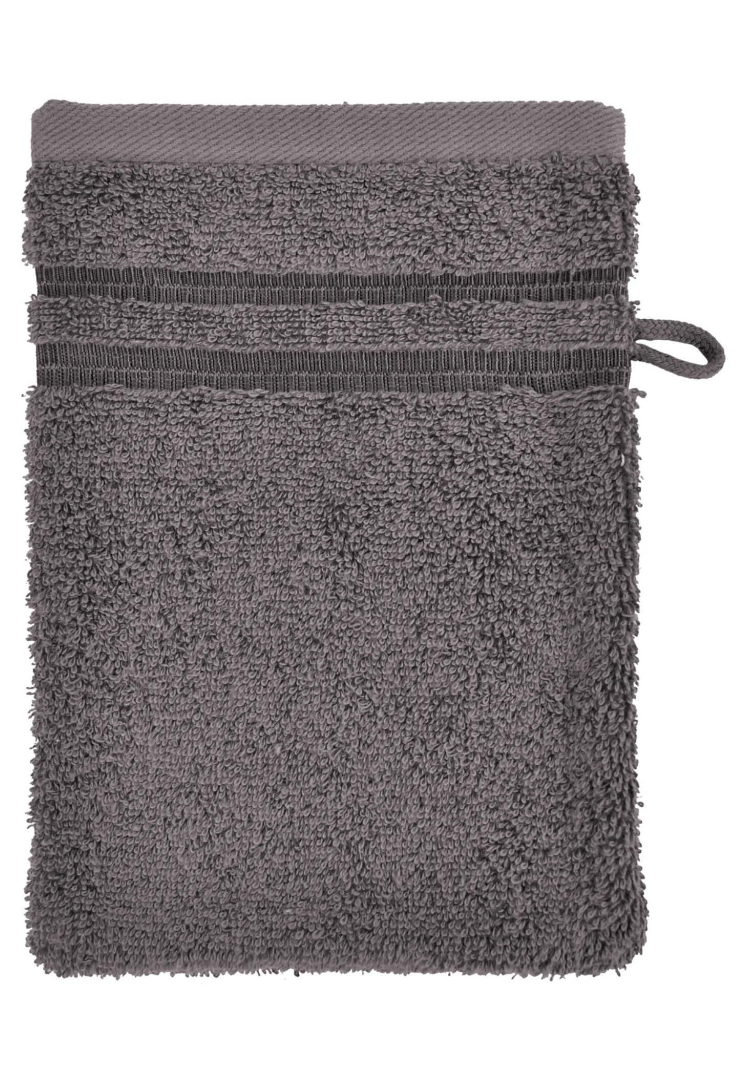 Waschlappen Milano 16x22 antrhazit - SCHIESSER Home