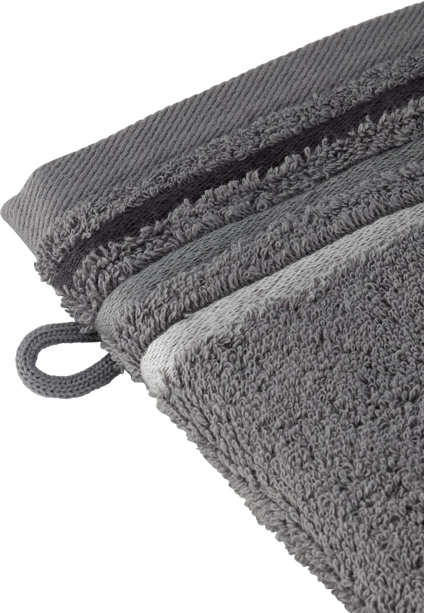 Waschlappen Skyline Color 16x22 anthrazit - SCHIESSER Home