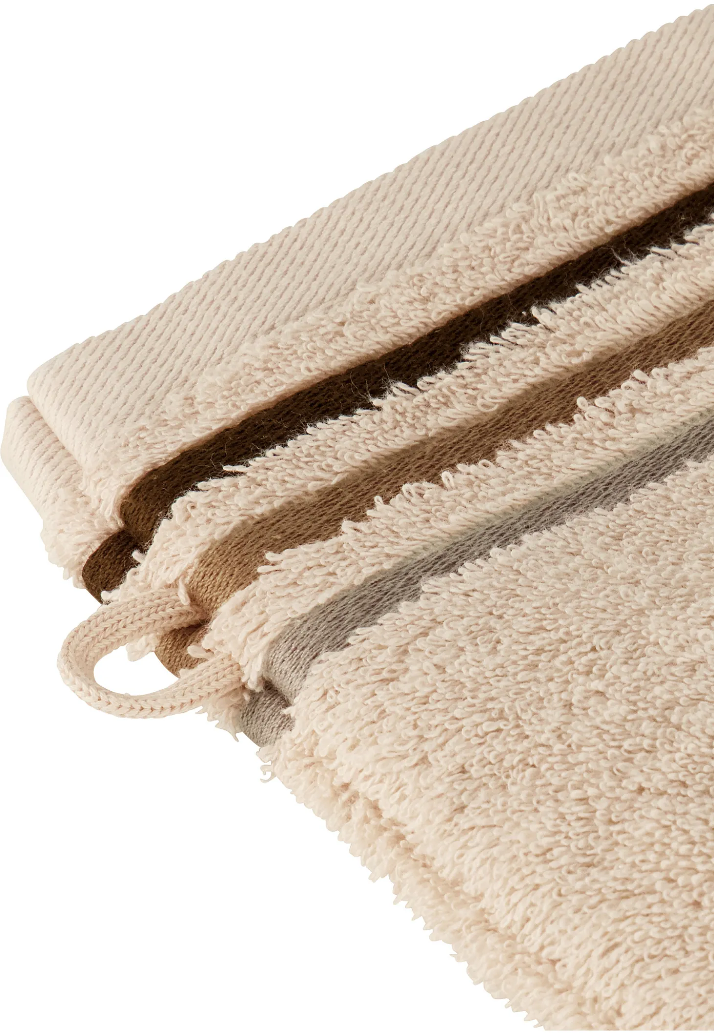 Waschlappen Skyline Color 16x22 beige - SCHIESSER Home