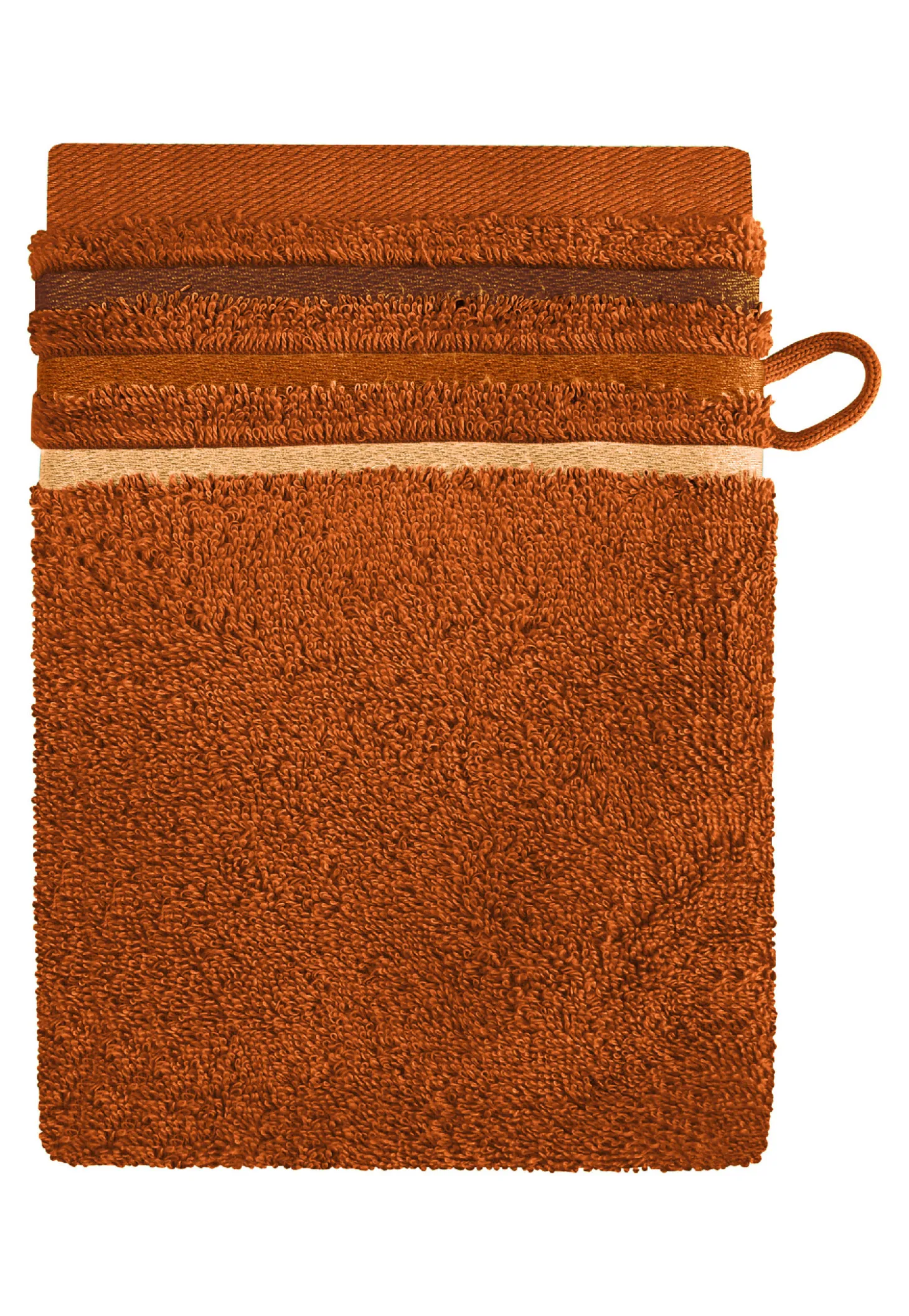 Waschlappen Skyline Color 16x22 kupfer - SCHIESSER Home