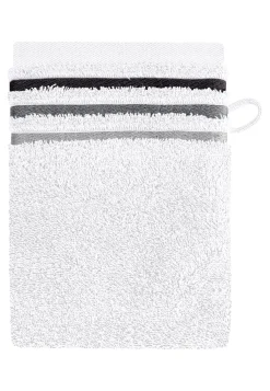 Waschlappen Skyline Color 16x22 weiß - SCHIESSER Home